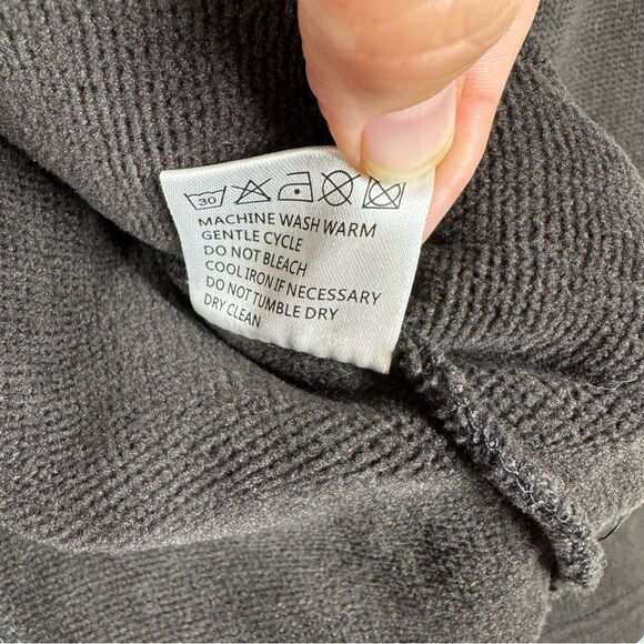Dover Saddlery Brown Knit Hooded Zip Up Jacket Equestrian Riding Size Small - Picture 6 of 6